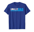 Goalie Dad Like Normal Dad But Cooler T-Shirt - Minimalist Print Unisex
