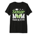 Soccer Senior Mom Class 2026 Soccer T-Shirt - Graphic Print for Adults