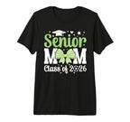 Soccer Senior Mom Class 2026 Soccer T-Shirt - Graphic Print for Adults