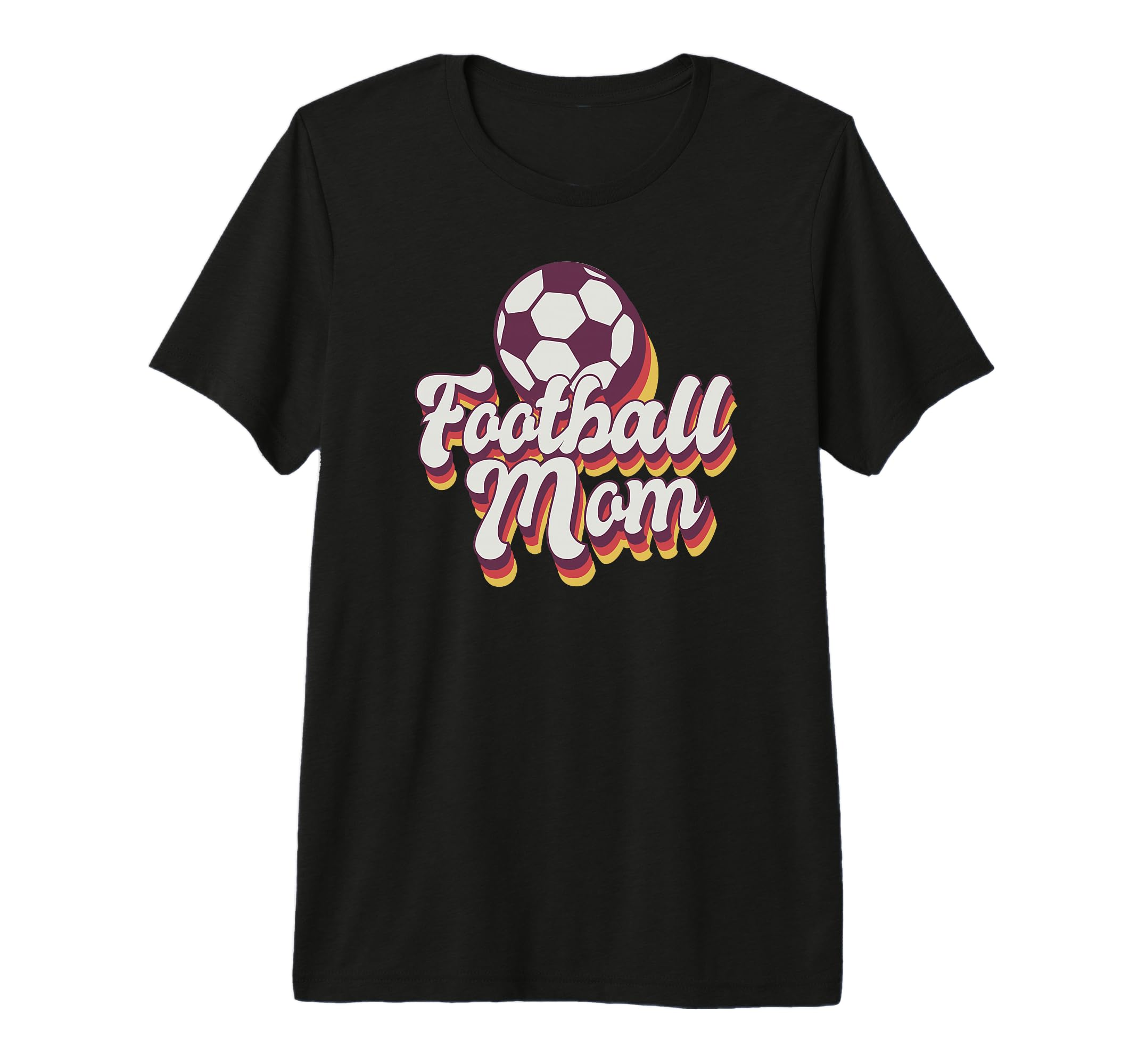 Football Mom Soccer Game Day Gift T-Shirt - Novelty Apparel Men Women