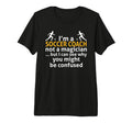 Mens Soccer Coaching Training Trainer T-Shirt - Graphic Print Men Women