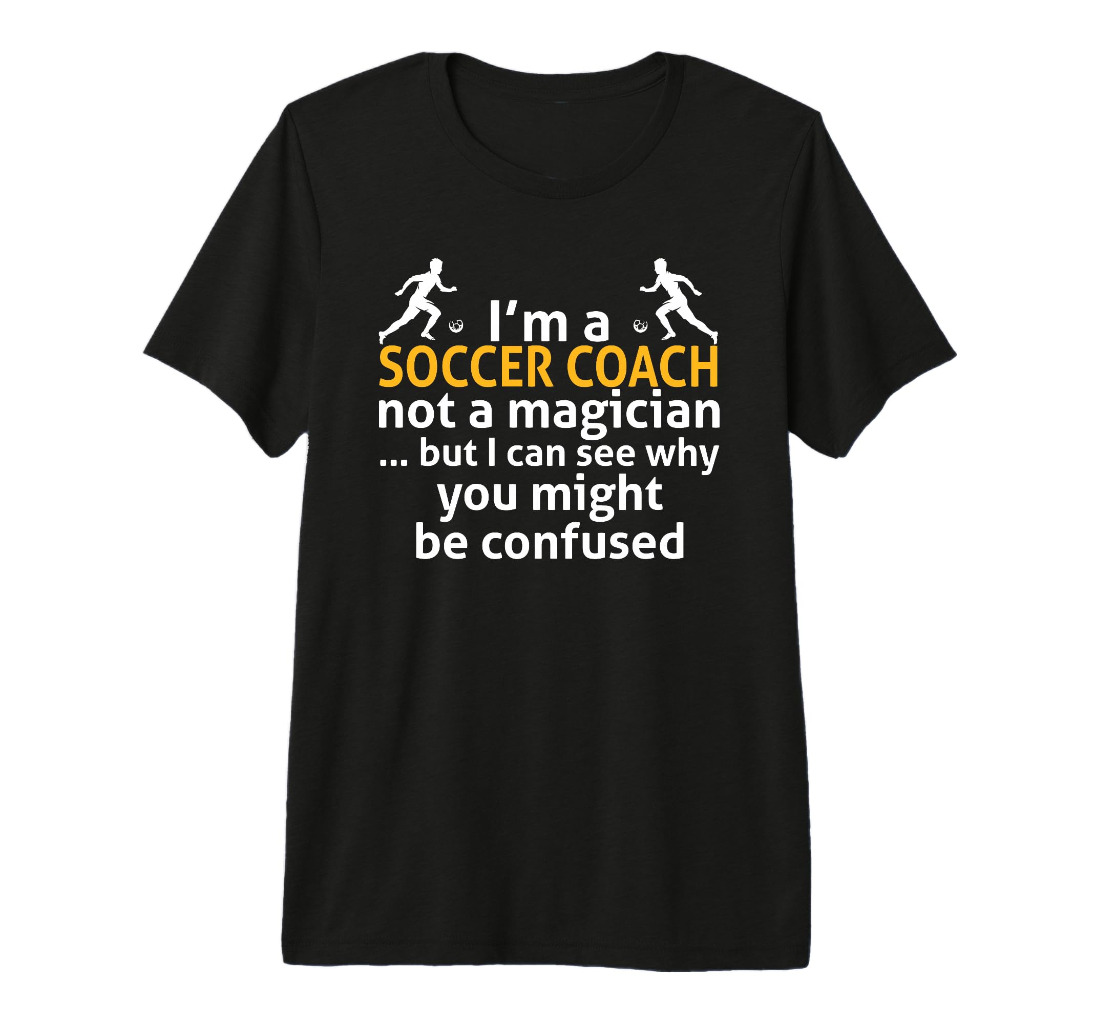 Mens Soccer Coaching Training Trainer T-Shirt - Graphic Print Men Women