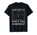 Funny Soccer Coach Tactic Diagram Board T-Shirt - Aesthetic Graphic Unisex