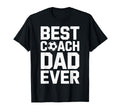 Best Coach Dad Ever Soccer Coaching T-Shirt - Trendy Graphic for Adults