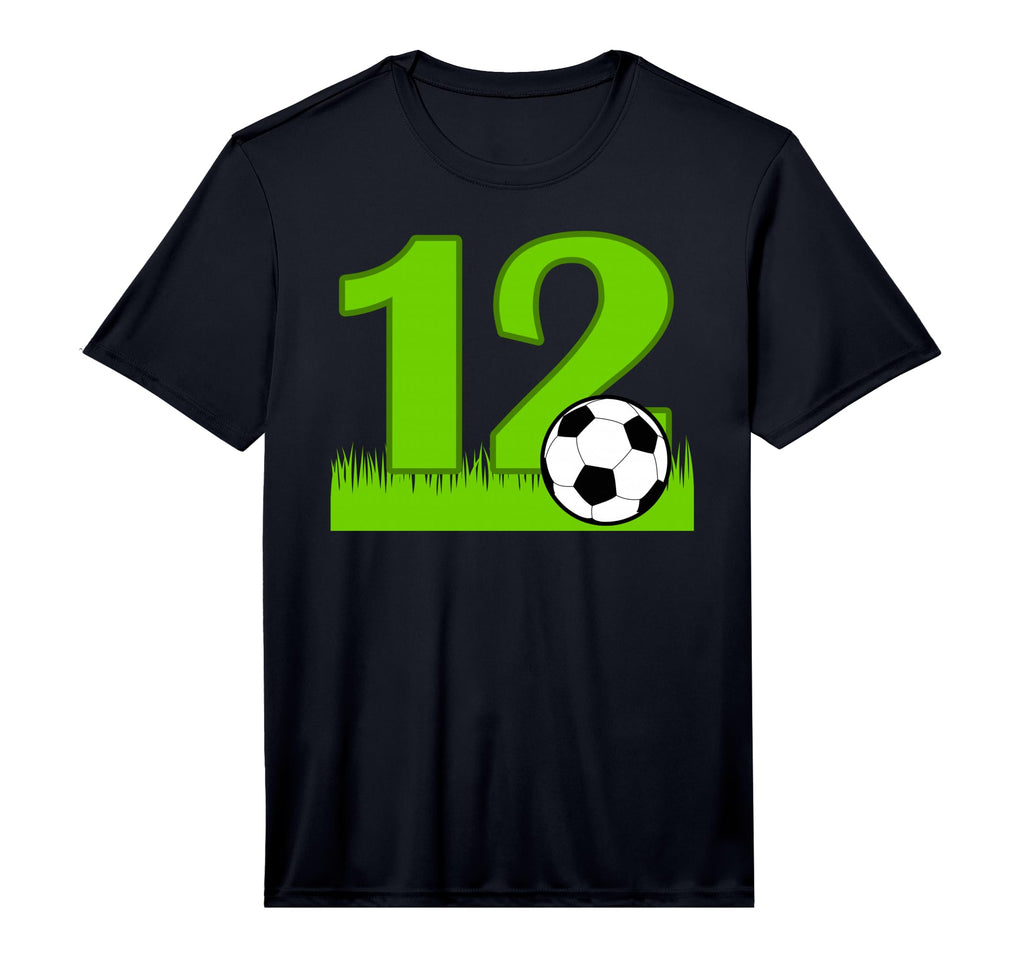 12Th Birthday Soccer 12 Years Old T-Shirt - Custom Art Print Men Women