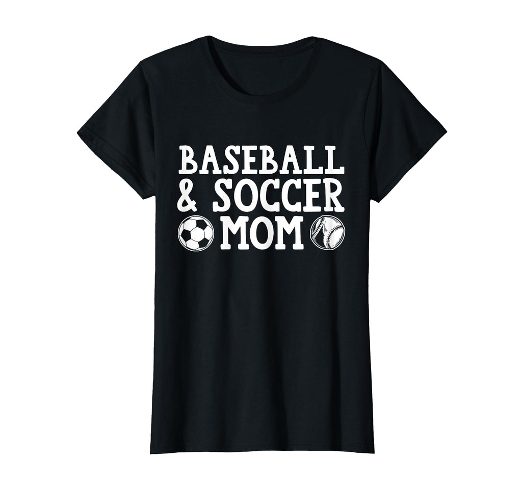 Baseball Soccer Mom Softball T-Shirt - Casual Everyday Wear Men Women