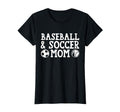 Baseball Soccer Mom Softball T-Shirt - Casual Everyday Wear Men Women