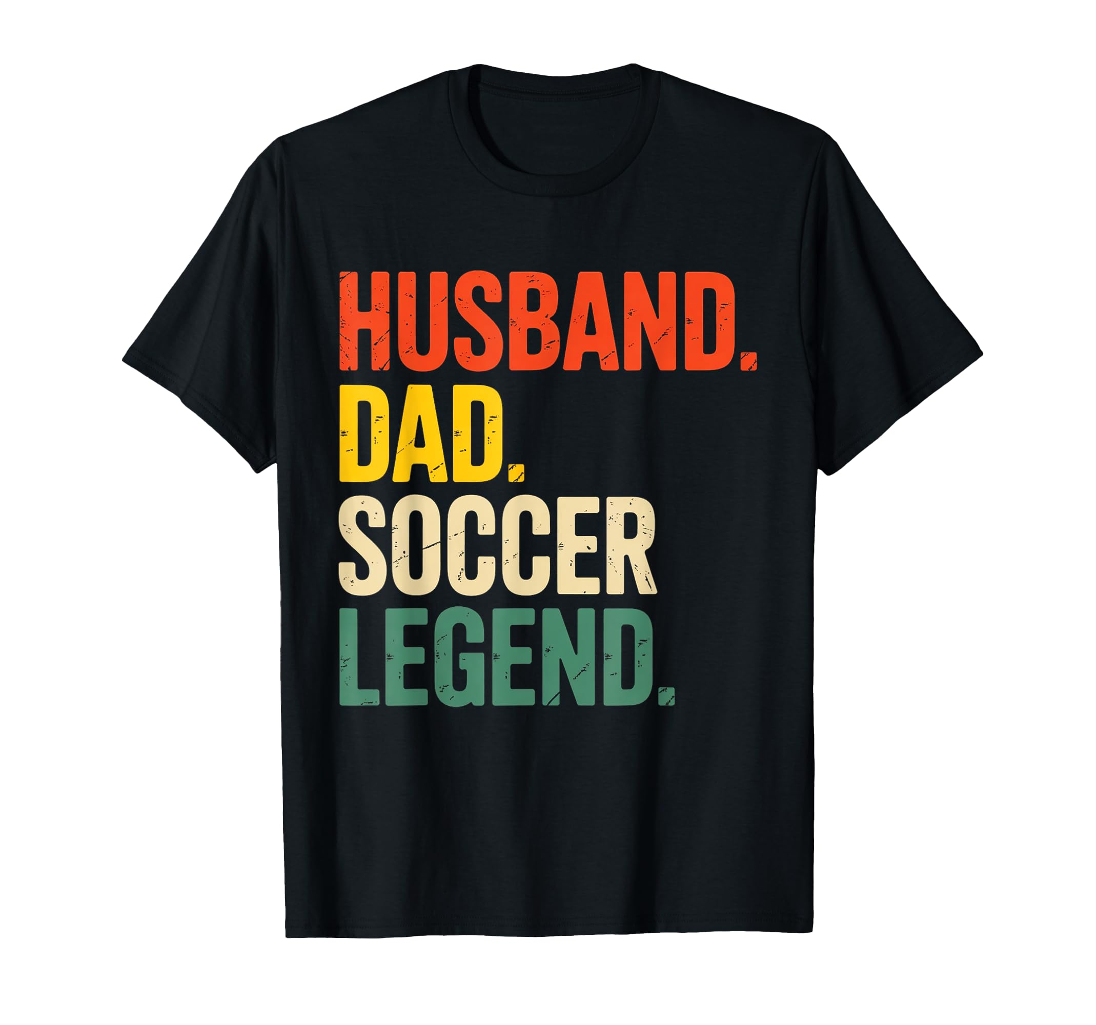 Father Husband Soccer Legend Soccer Dad T-Shirt - Minimalist Print Unisex