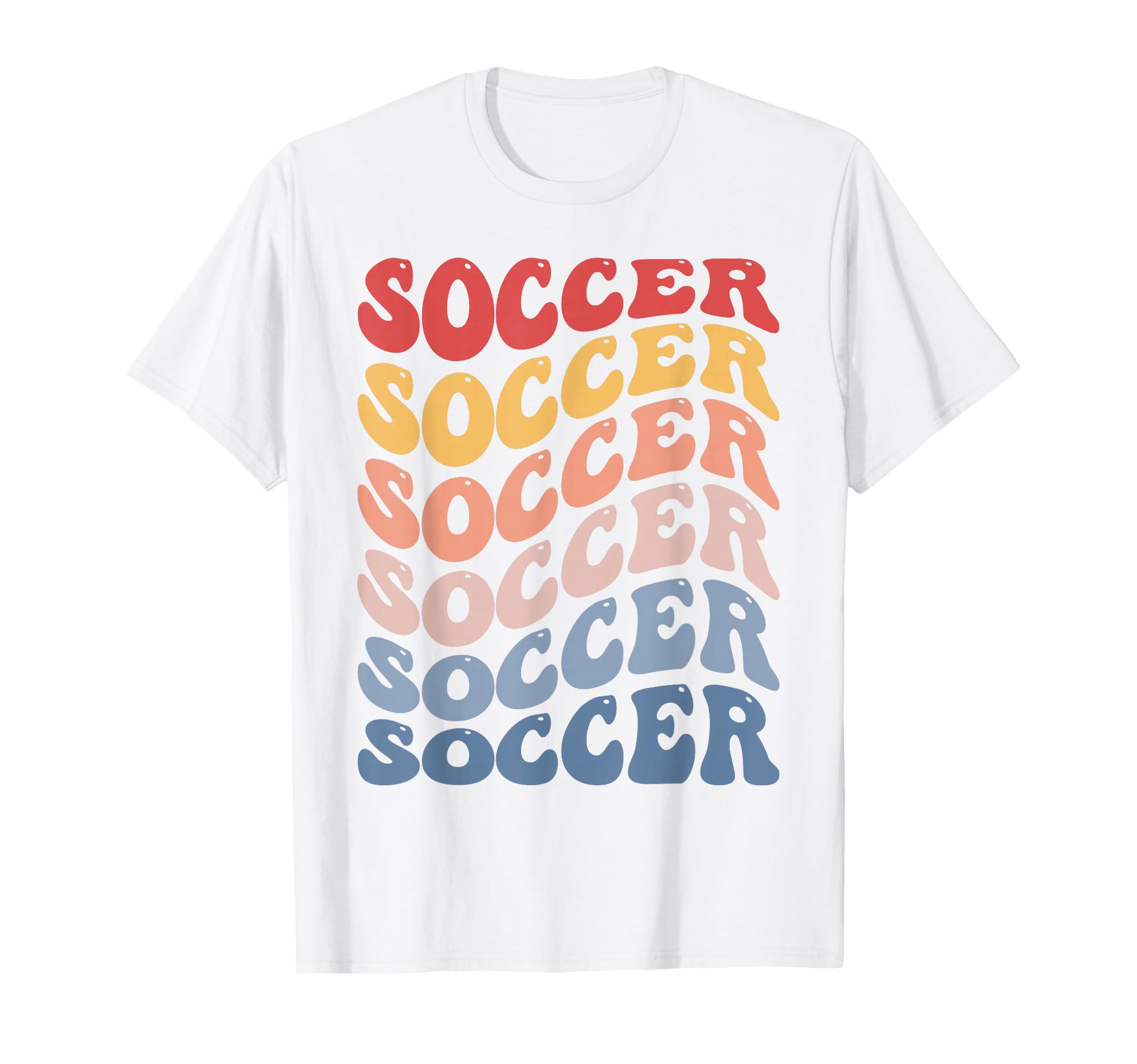 Soccer Groovy Player Team Coach T-Shirt - Casual Everyday Wear Unisex