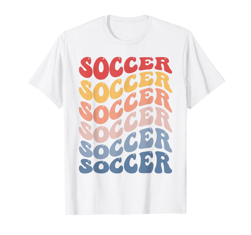 Soccer Groovy Player Team Coach T-Shirt - Casual Everyday Wear Unisex