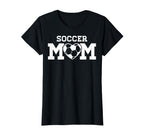 Soccer Mom Love Heart Parents Funny T-Shirt - Unique Graphic Unisex