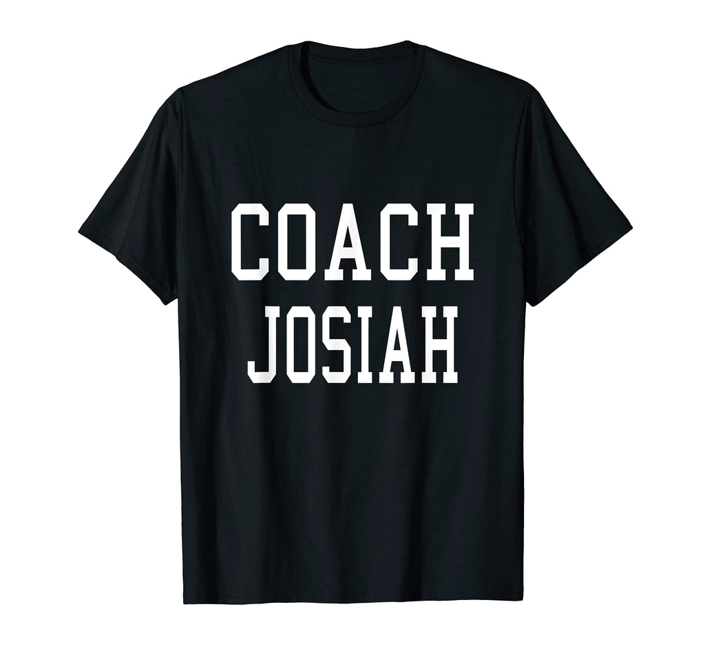 Coach Josiah Custom Football Soccer T-Shirt - Aesthetic Graphic Unisex
