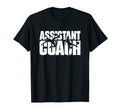 Assistant Soccer Coach T-Shirt - Casual Everyday Wear Unisex