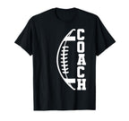 Football Coach T-Shirt - Minimalist Print Men Women