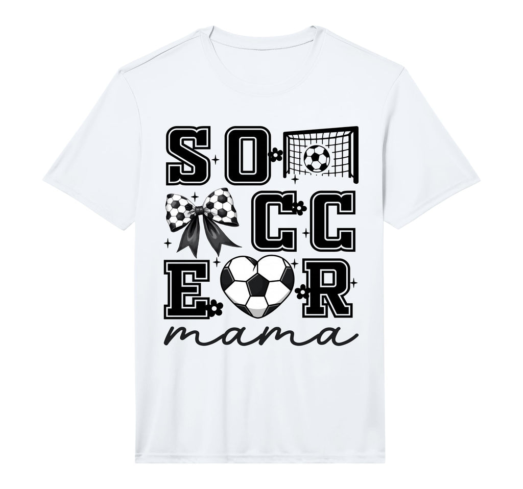 Football Mama Coquette Bow Funny Football T-Shirt - Unique Graphic Unisex