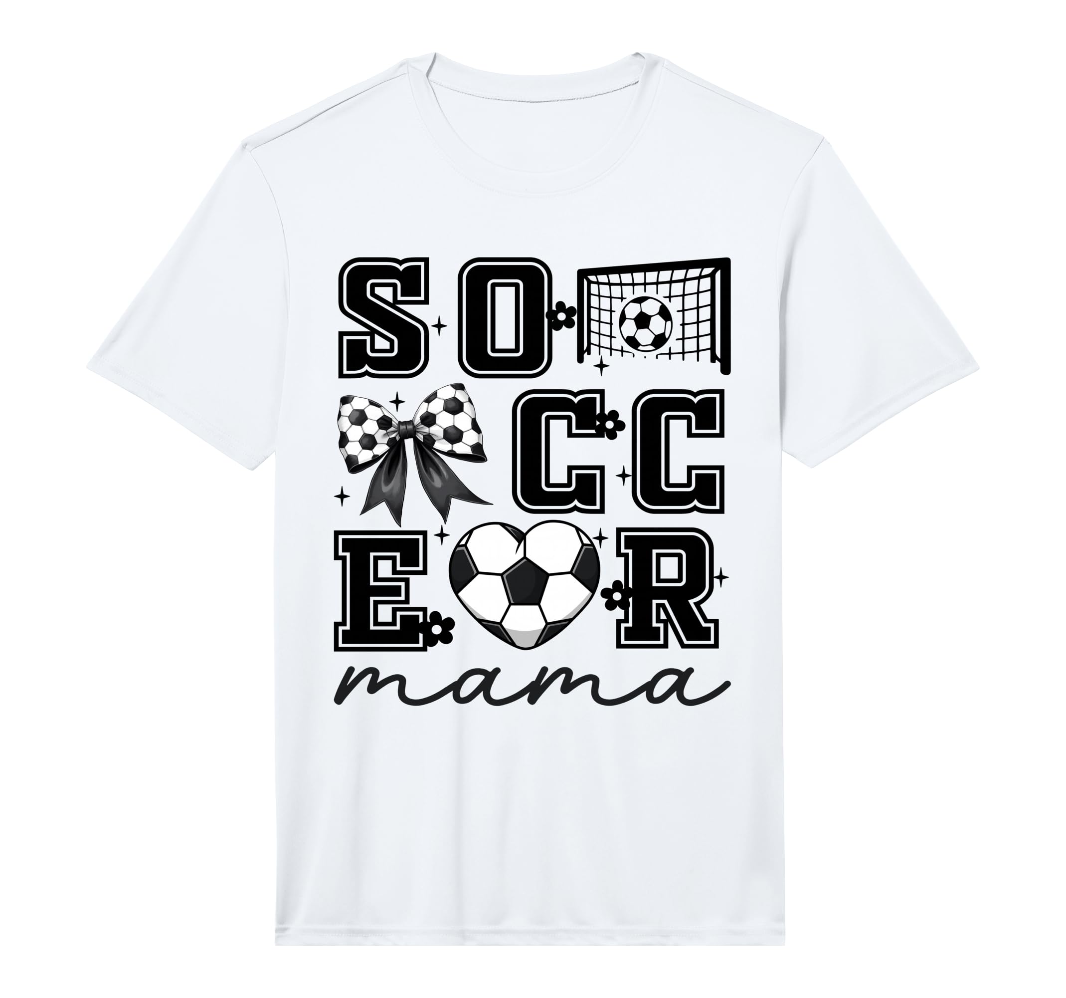 Football Mama Coquette Bow Funny Football T-Shirt - Unique Graphic Unisex