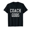 Coach Gibbs Custom Football Soccer T-Shirt - Custom Art Print Unisex