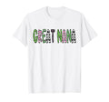 Soccer Great Nana Funny Soccer T-Shirt - Minimalist Print for Adults