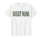 Soccer Great Nana Funny Soccer T-Shirt - Minimalist Print for Adults