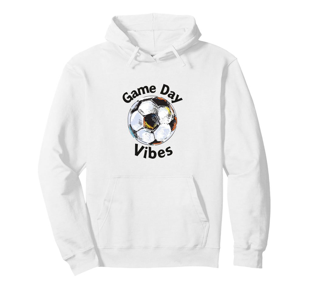 Soccer Game Day Vibes Football Hoodie - Casual Everyday Wear Unisex