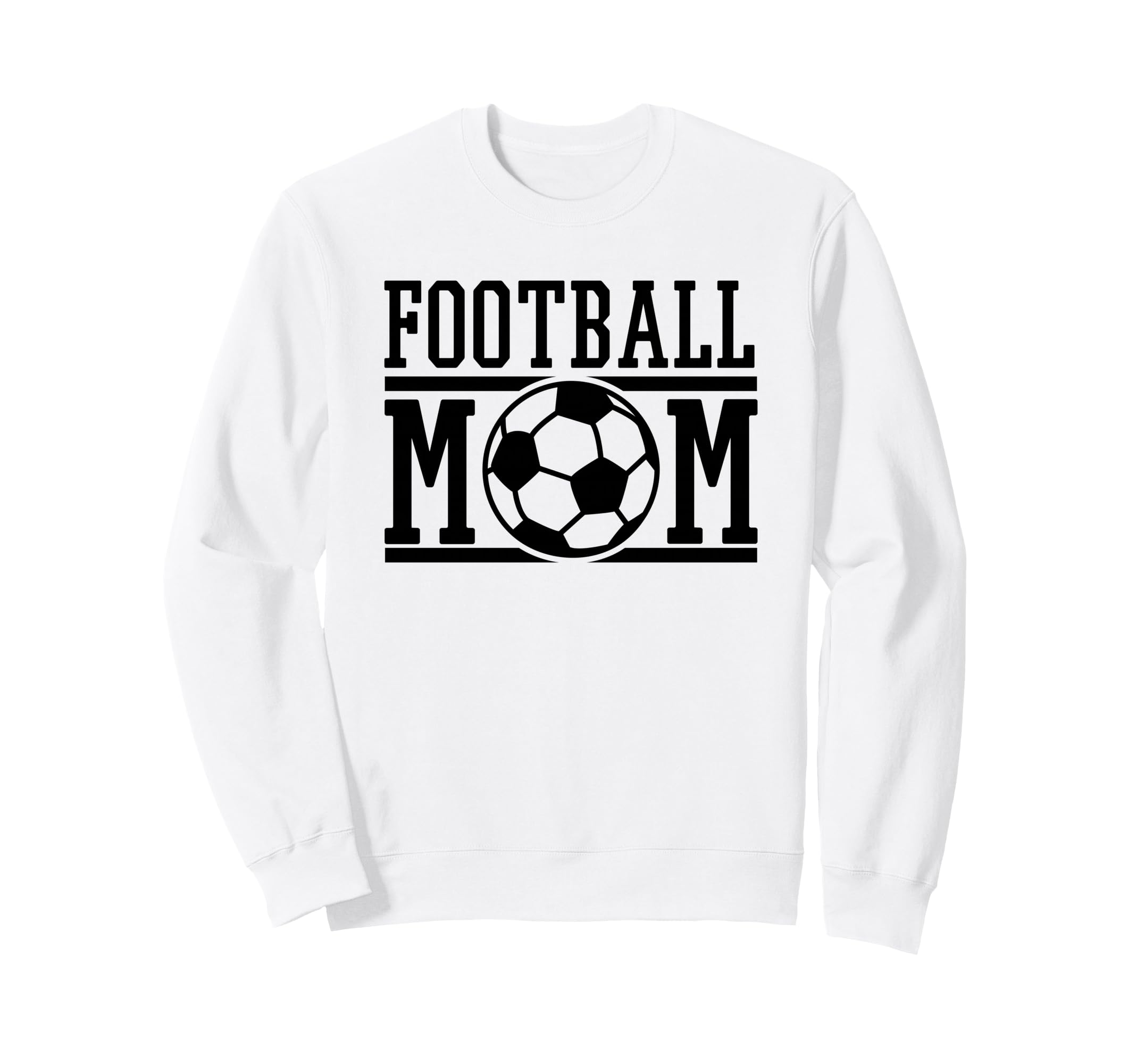 Football Mom Soccer Game Day Gift Sweatshirt - Casual Everyday Wear Unisex