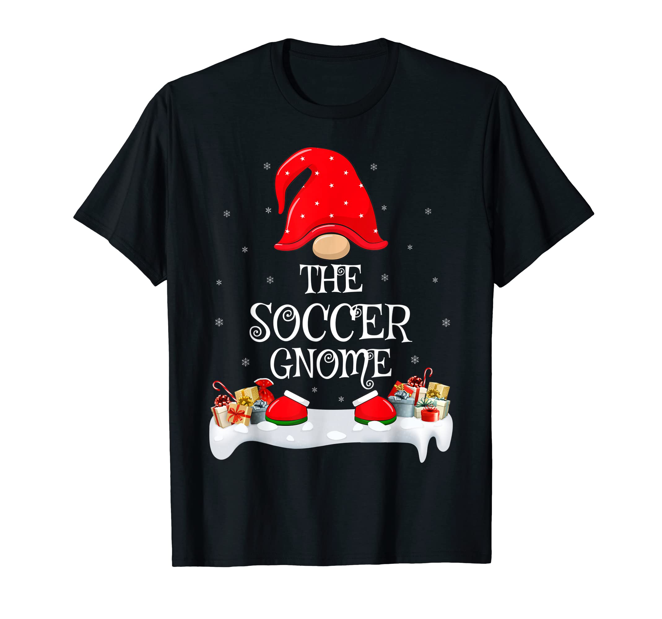 Family Matching Group Soccer Gnome T-Shirt - Custom Art Print Men Women
