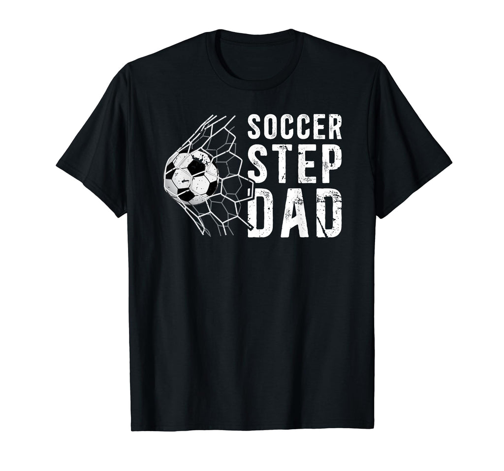 Soccer Step Dad Soccer Player T-Shirt - Aesthetic Graphic for Adults