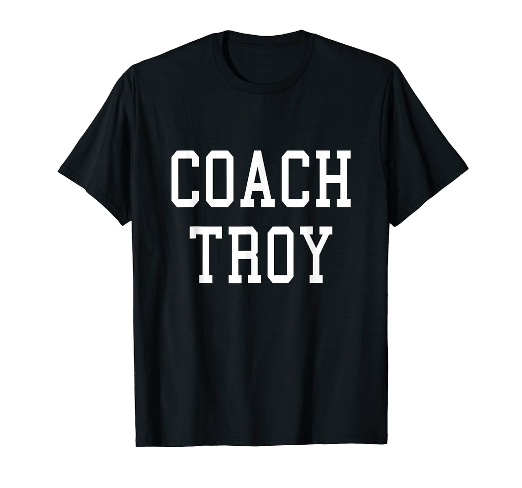 Coach Troy Custom Football Soccer T-Shirt - Casual Everyday Wear Unisex