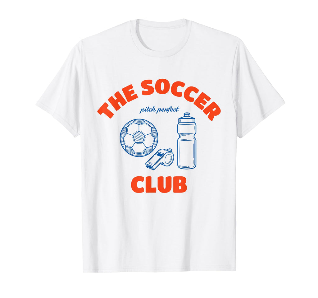 Soccer Club Minimalist Sports T-Shirt - Casual Everyday Wear for Adults