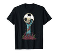 Zombie Hands Soccer Funny Horror T-Shirt - Fun Novelty Design for Adults