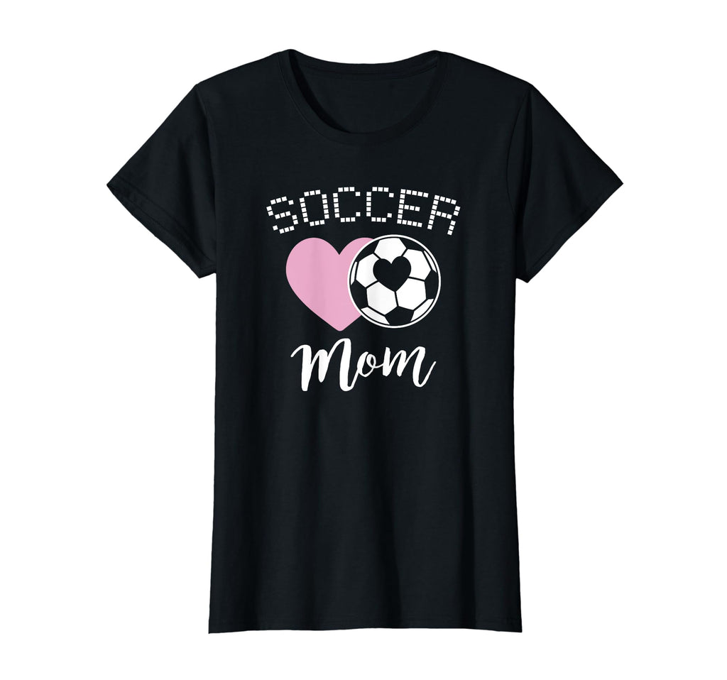Soccer Mom Love Heart Mama Mommy Mother T-Shirt - Graphic Print Men Women