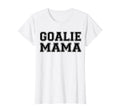 Goalie Mama Goalie Mom Lacrosse T-Shirt - Fun Novelty Design for Adults