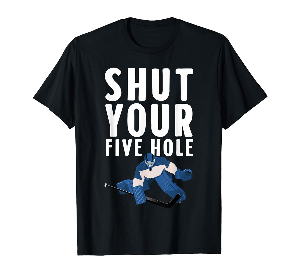 Funny Ice Hockey Ice Hockey Goalkeeper T-Shirt - Unique Graphic Men Women
