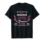 Proud Mama Awesome Soccer Player T-Shirt - Aesthetic Graphic for Adults