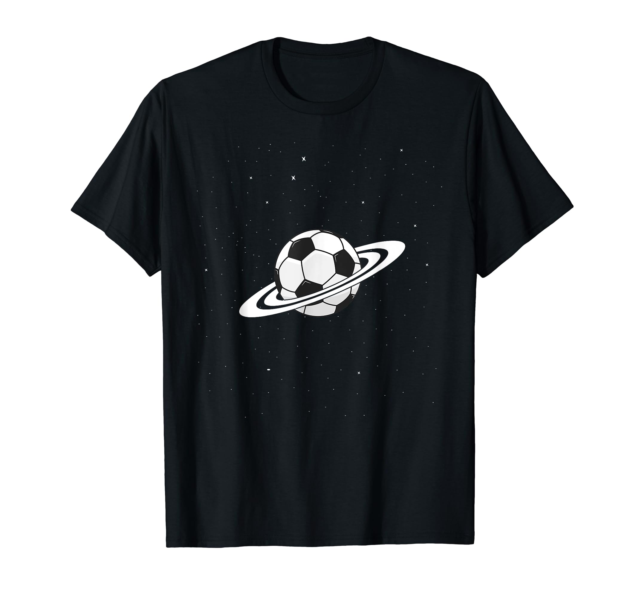Football Lovers Soccer Player Space T-Shirt - Aesthetic Graphic Unisex