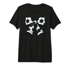Ribbon Soccer Football Sports T-Shirt - Casual Everyday Wear for Adults