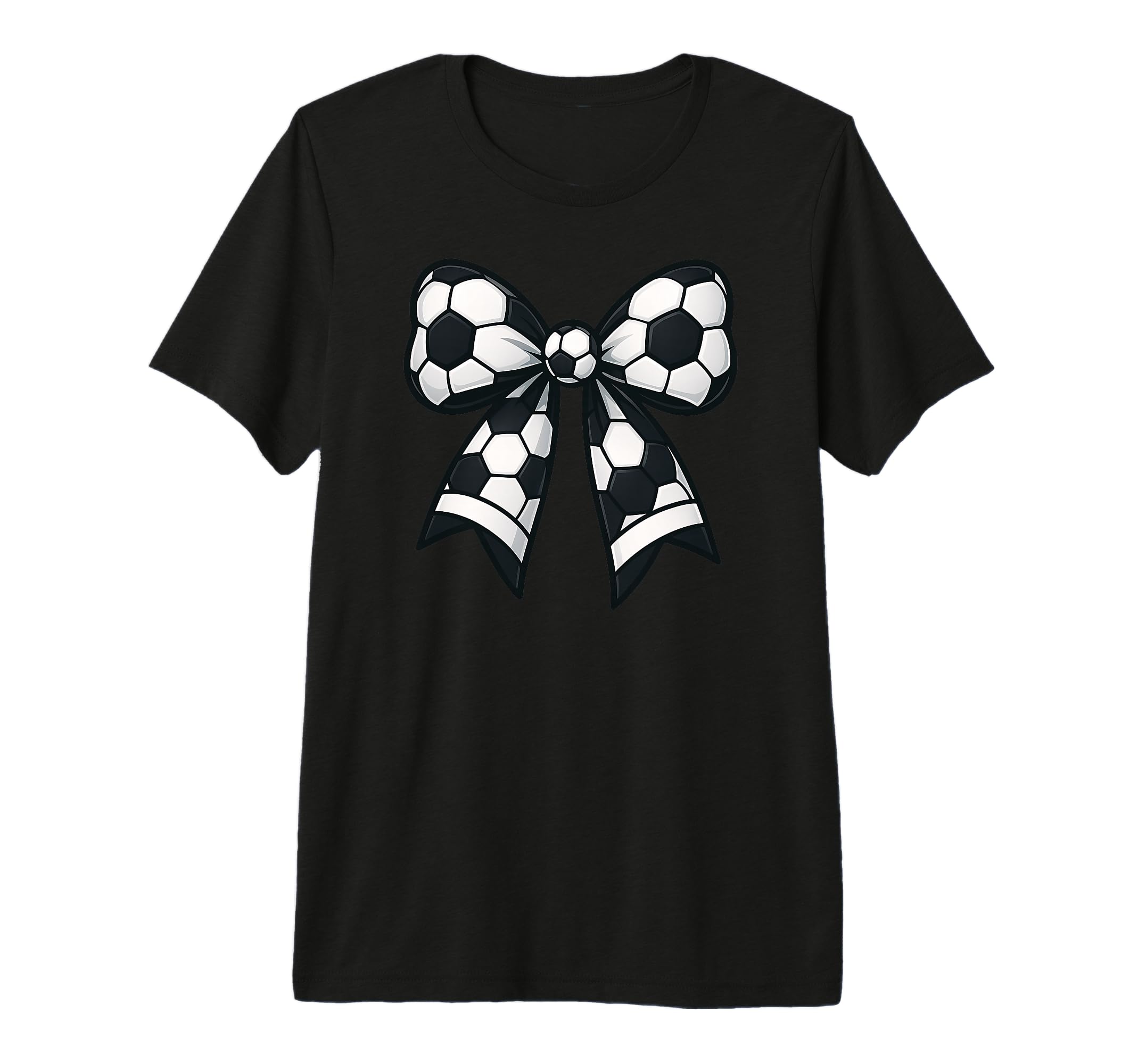 Ribbon Soccer Football Sports T-Shirt - Casual Everyday Wear for Adults