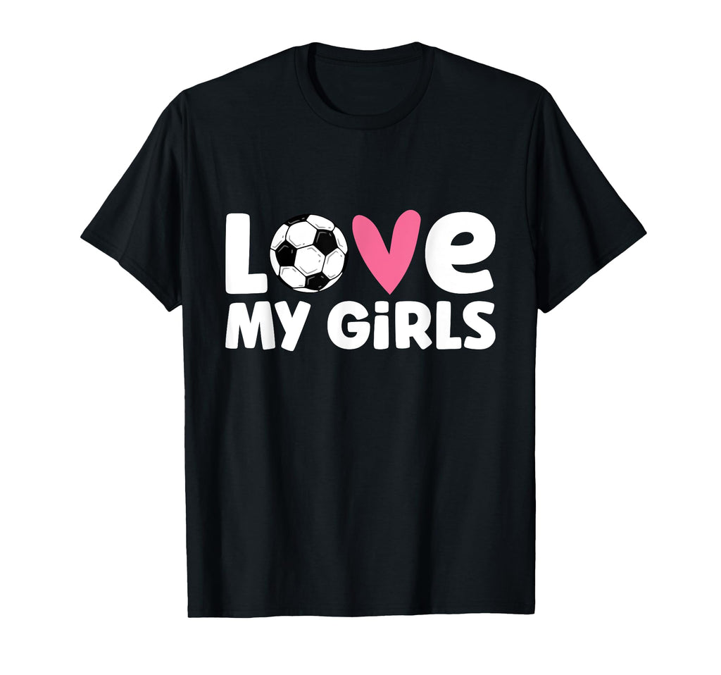 Soccer Love My Parents Soccer T-Shirt - Fun Novelty Design Men Women