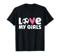 Soccer Love My Parents Soccer T-Shirt - Fun Novelty Design Men Women