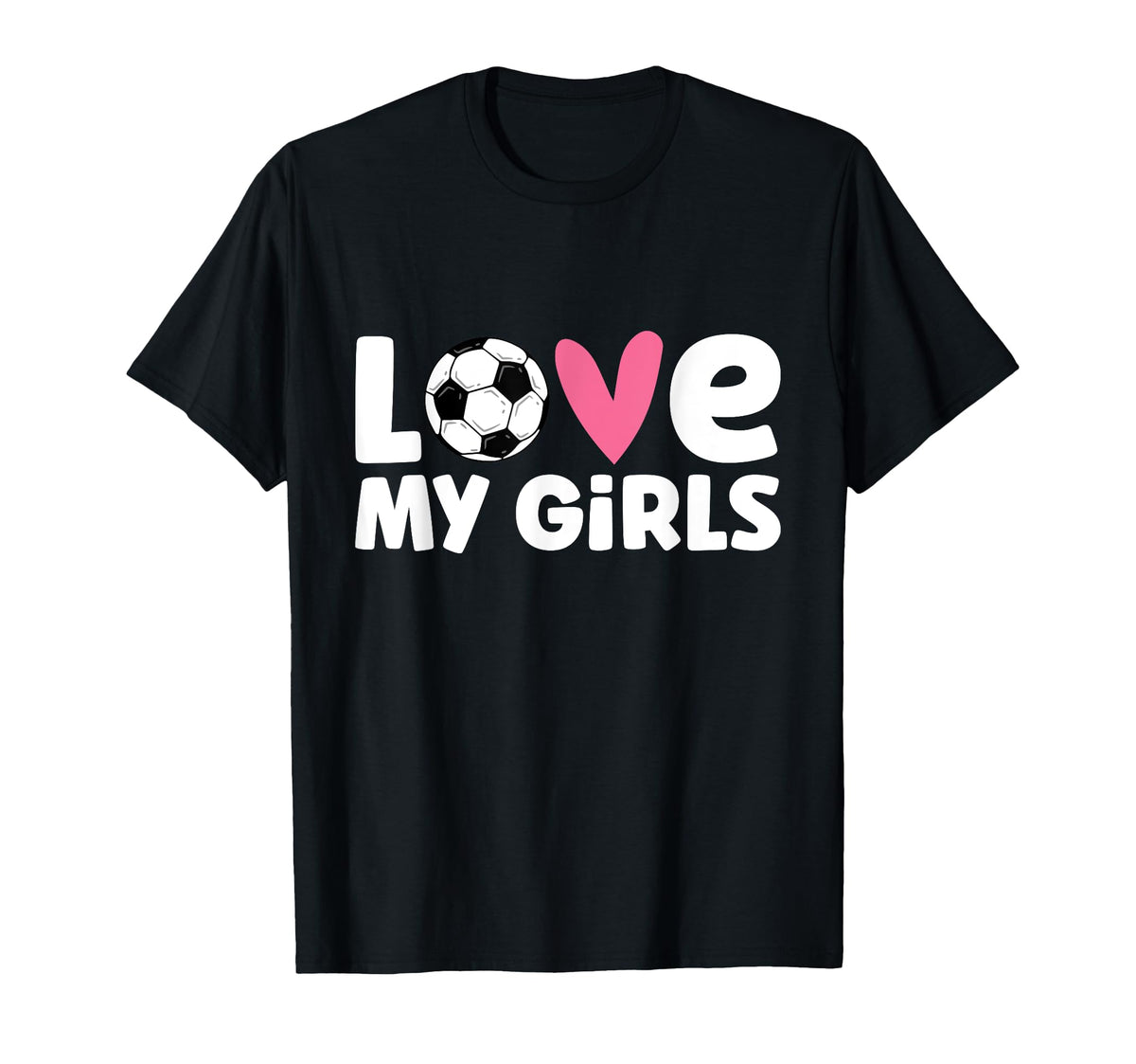 Soccer Love My Parents Soccer T-Shirt - Fun Novelty Design Men Women
