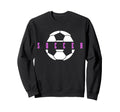 Soccer Player Ball Soccer Sweatshirt - Graphic Print Unisex