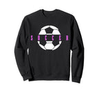 Soccer Player Ball Soccer Sweatshirt - Graphic Print Unisex