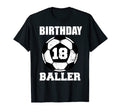 18Th Birthday Baller Funny 18 Year Old T-Shirt - Trendy Graphic for Adults