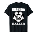 18Th Birthday Baller Funny 18 Year Old T-Shirt - Trendy Graphic for Adults