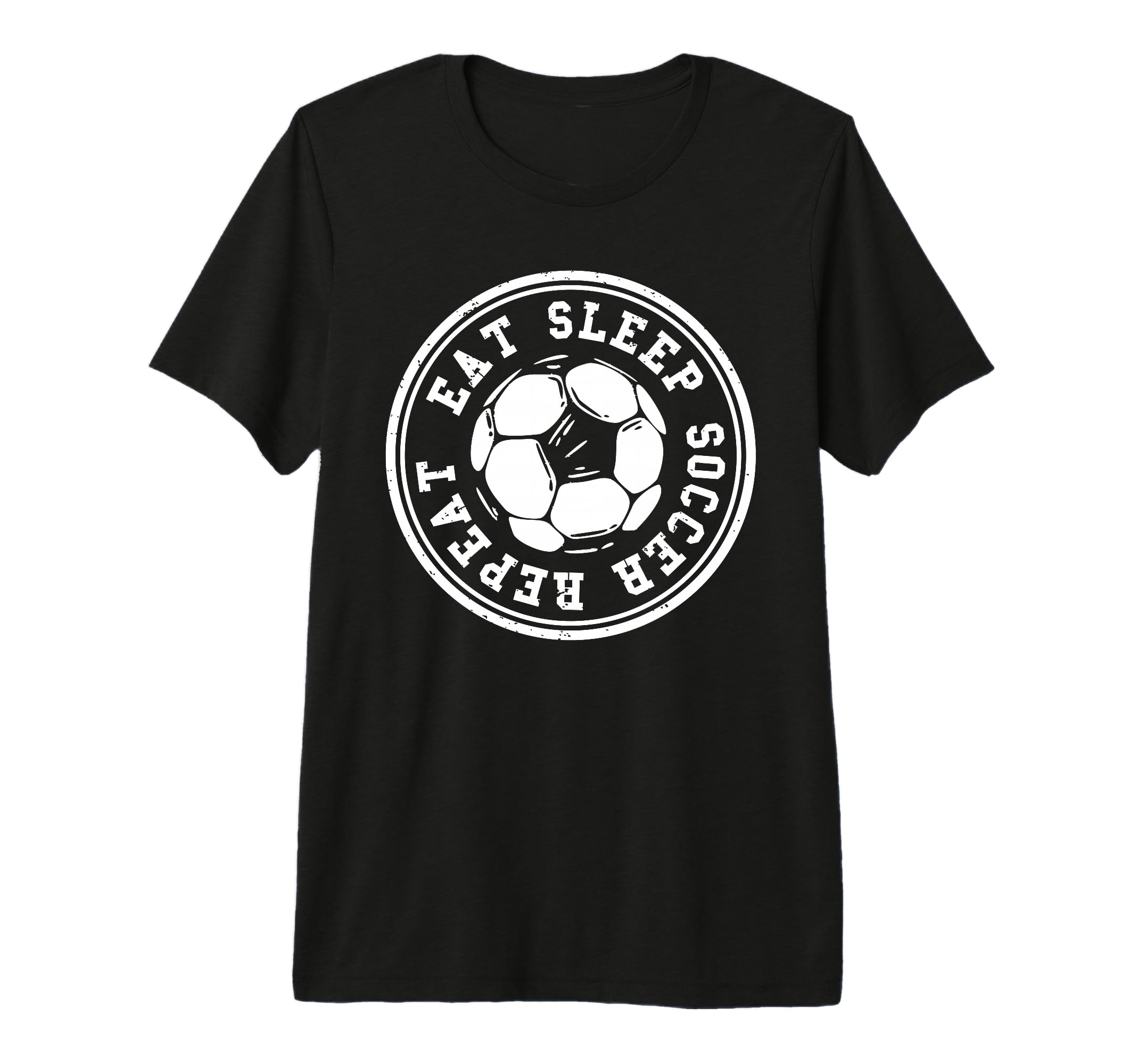 Eat Sleep Soccer Repeat Soccer Sports T-Shirt - Streetwear Style Unisex