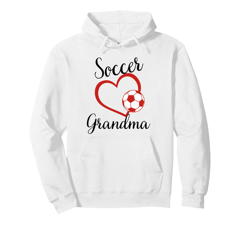 Funny Grandma Proud Soccer Lover Hoodie - Casual Everyday Wear Men Women