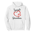 Funny Grandma Proud Soccer Lover Hoodie - Casual Everyday Wear Men Women