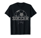 Soccer Vibes Soccer Player T-Shirt - Custom Art Print Men Women