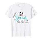 Soccer Nonnie Soccer Ball Heart T-Shirt - Streetwear Style Unisex