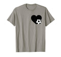 Soccer Love Heart Fans And Players T-Shirt - Custom Art Print for Adults